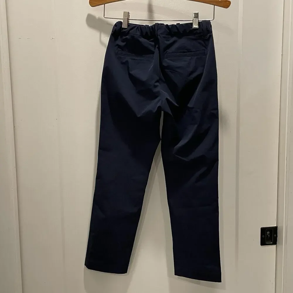 Crewcuts Boys Performance Chino Pants Size 10 Play Travel Comfort Navy Blue